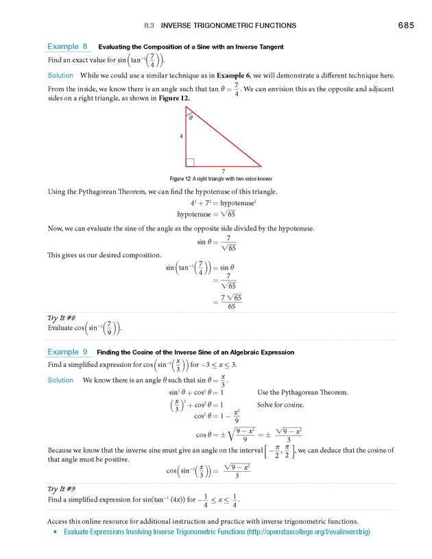 Algebra and Trigonometry - Front Matter 703